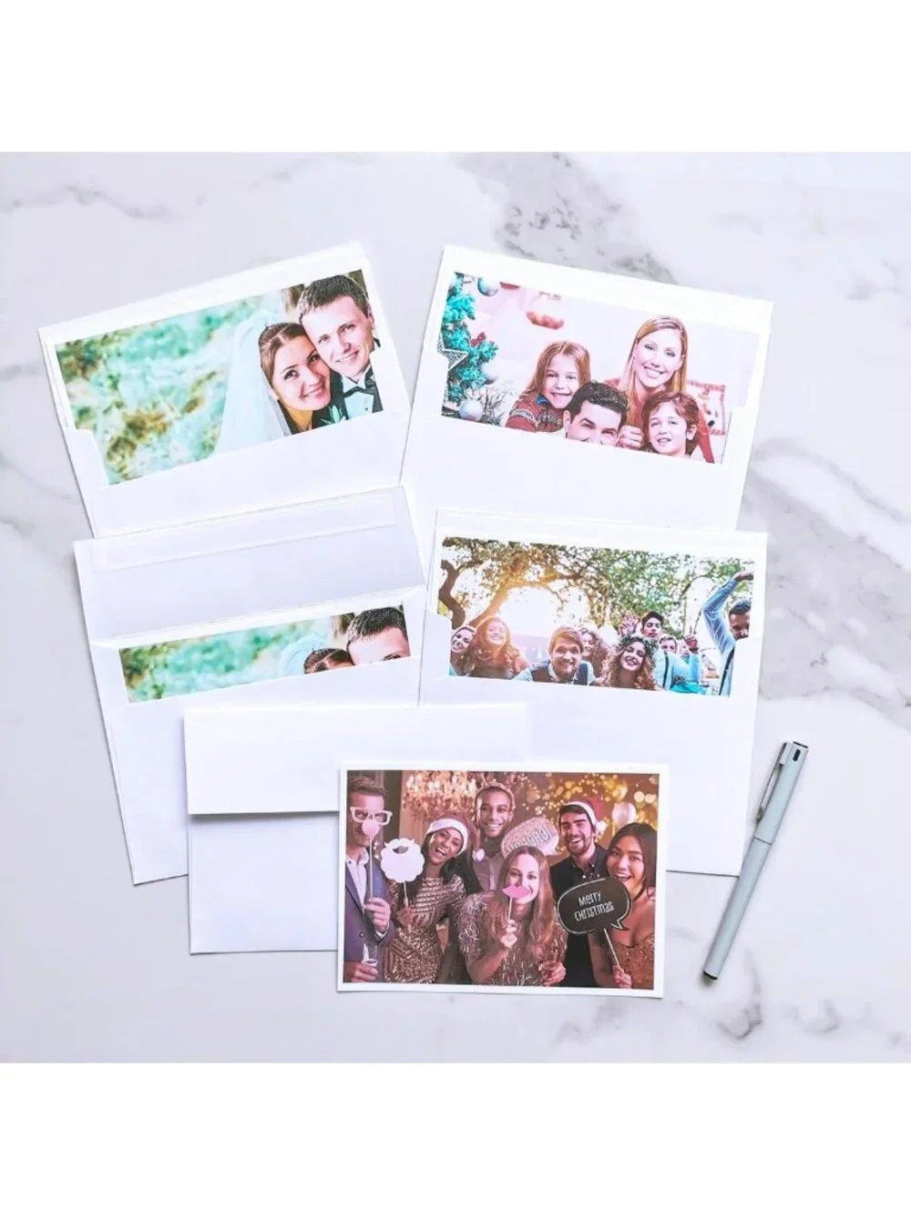 1000 Pcs White A7 Self-Seal Envelopes for Weddings, Birthdays & Announcements